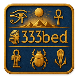 333bed ফুটার ব্র্যান্ড চিহ্ন